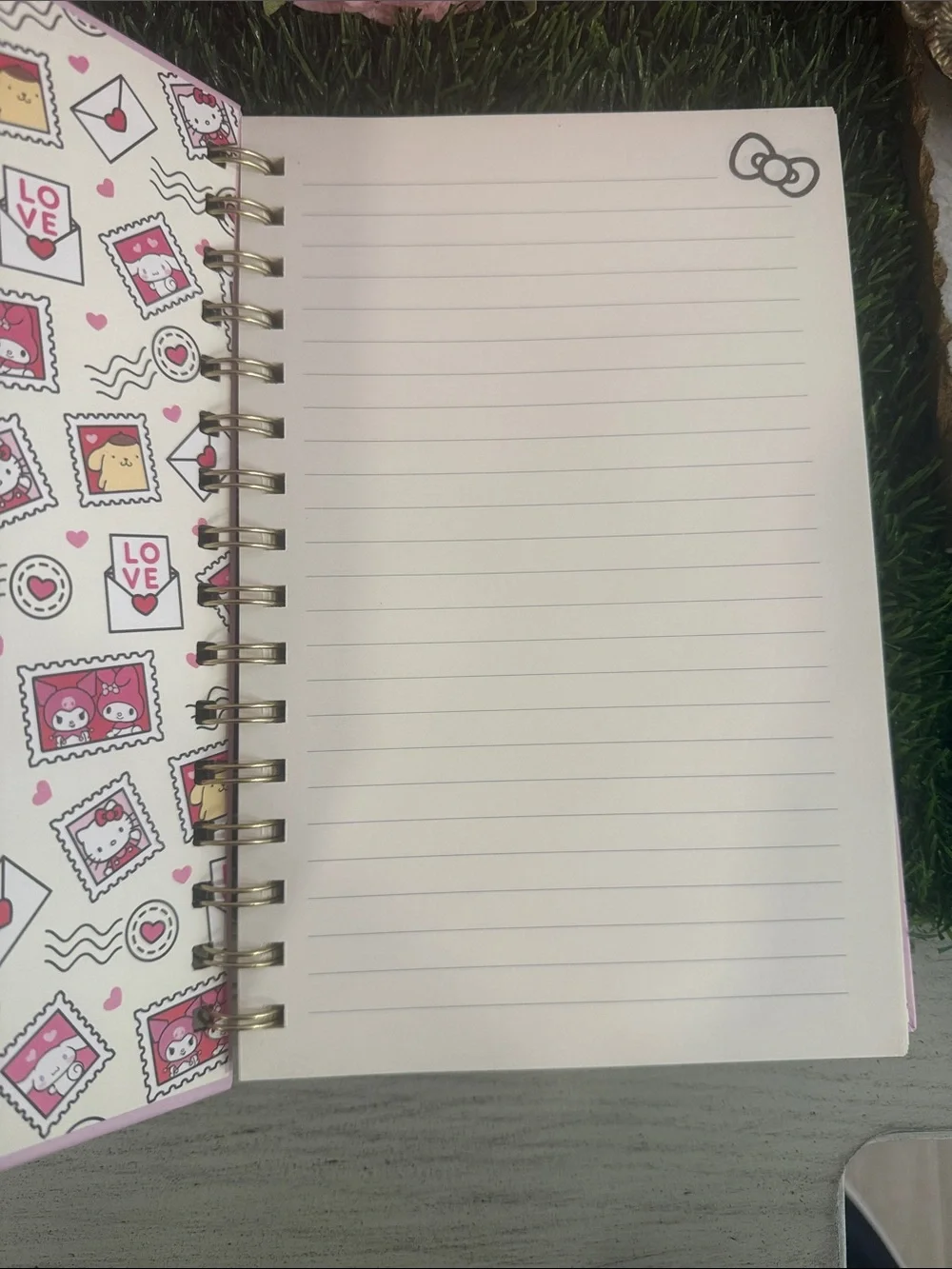 Sanrio Hello Kitty & Friends “Notes” & Valentines Spiral Notebook